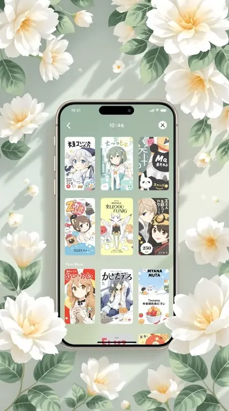 无翼鸟日本漫画 APP 界面预览